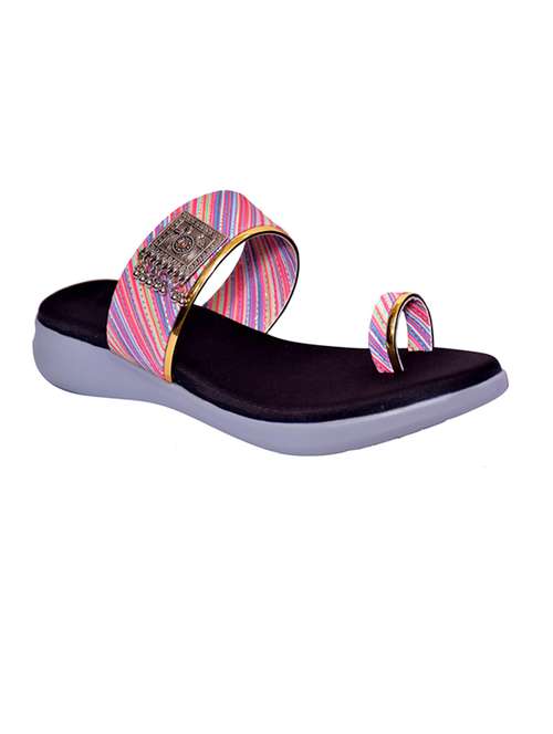 women printed flat sandal - 21340965 -  Standard Image - 0
