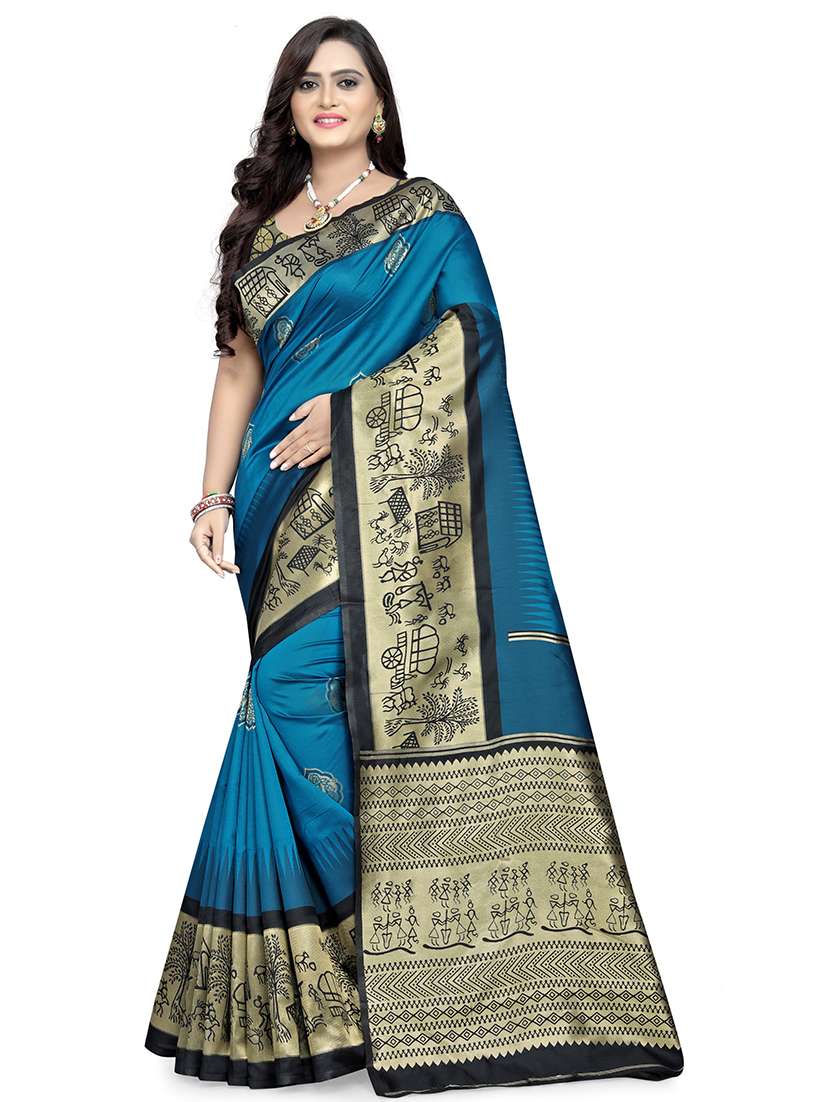 women self design bordered saree with blouse - 21341589 -  Zoom Image - 0