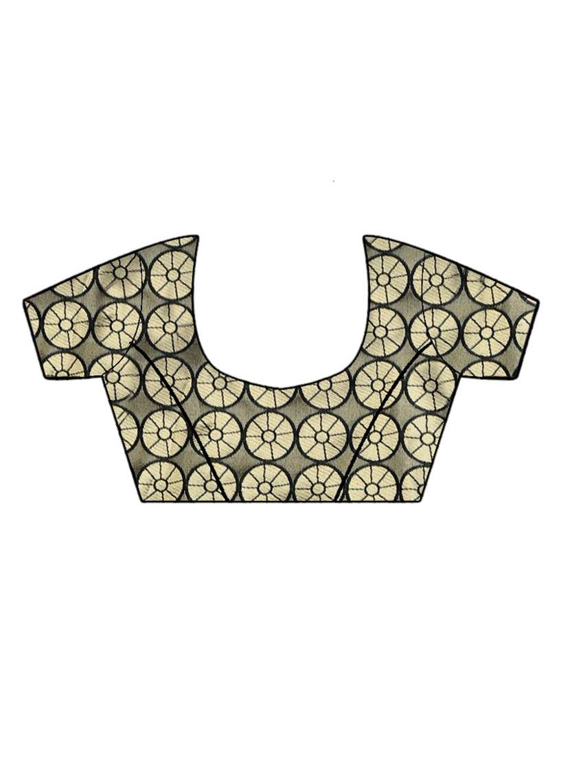 women self design bordered saree with blouse - 21341589 - Standard Image - 3