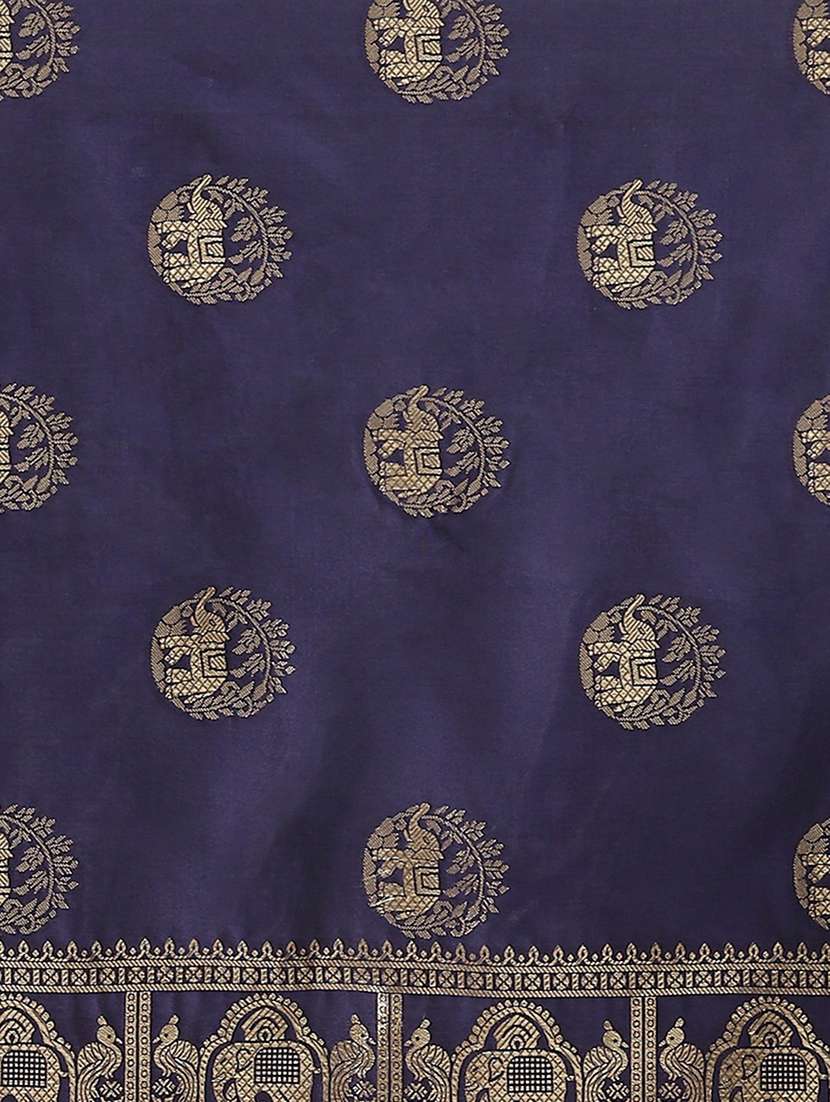 women self design banarasi saree with blouse - 21341593 -  Standard Image - 3