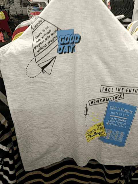 light grey cotton single jersey tshirt - 21341822 - Zoom Image - 0