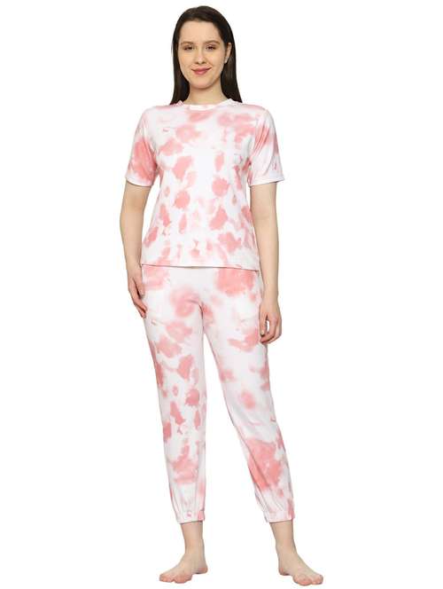 women toe & dye pyjama nightwear set - 21342128 - Standard Image - 0