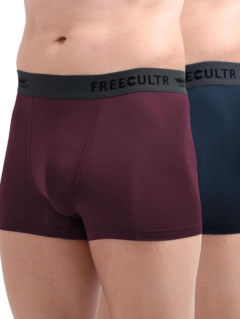 men solid trunks combo