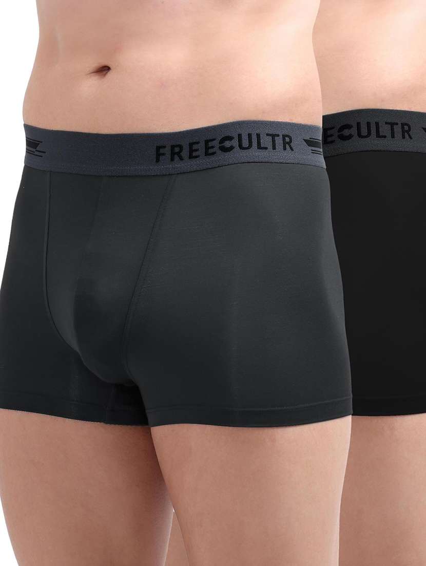 men solid trunks combo