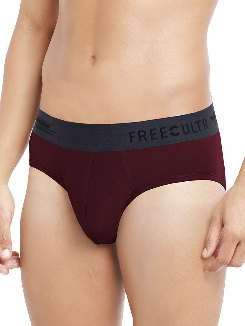 men solid modal hipster brief