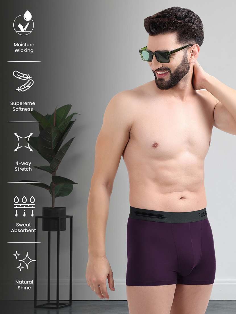 men solid trunks combo - 21342564 -  Standard Image - 3