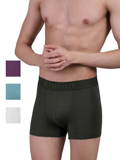 men solid trunks combo - 21342585 -  Standard Image - 0