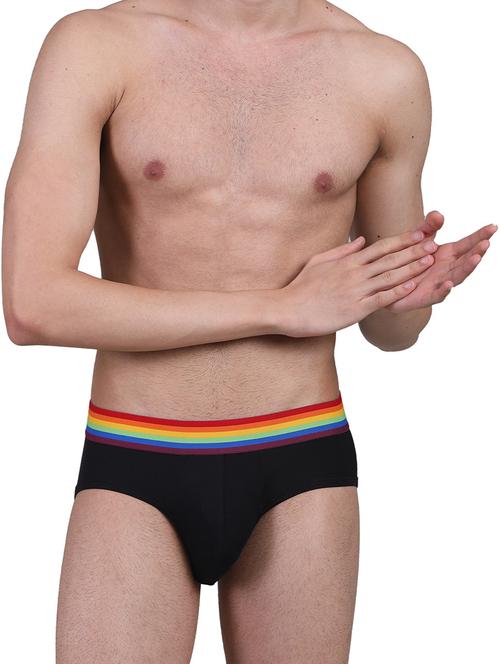 men solid modal hipster brief - 21342726 - Standard Image - 0