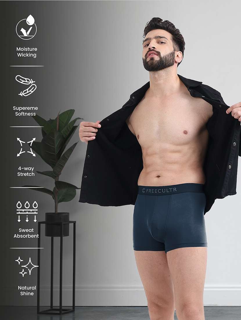 men solid trunks combo - 21342838 -  Standard Image - 5