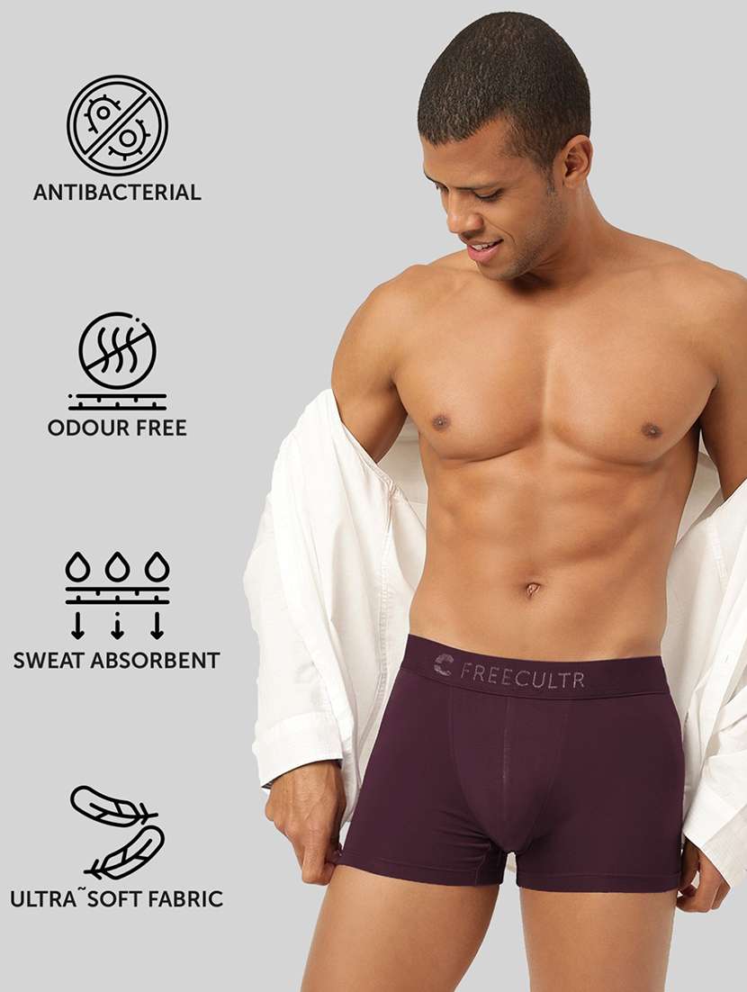 men solid trunks combo - 21342844 -  Standard Image - 3