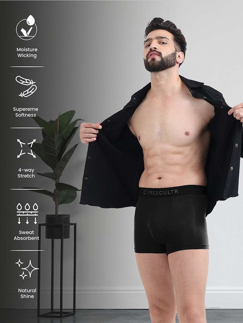 men solid trunks combo - 21342851 -  Standard Image - 3