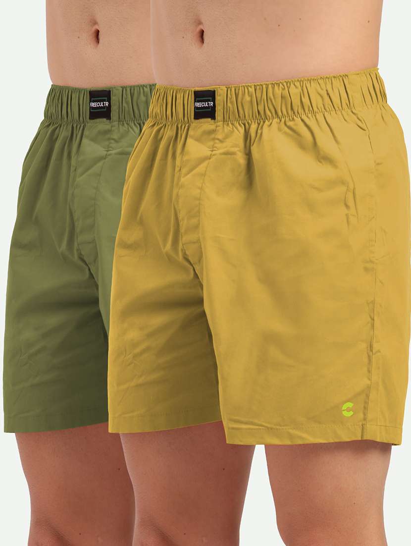men's solid boxers combo