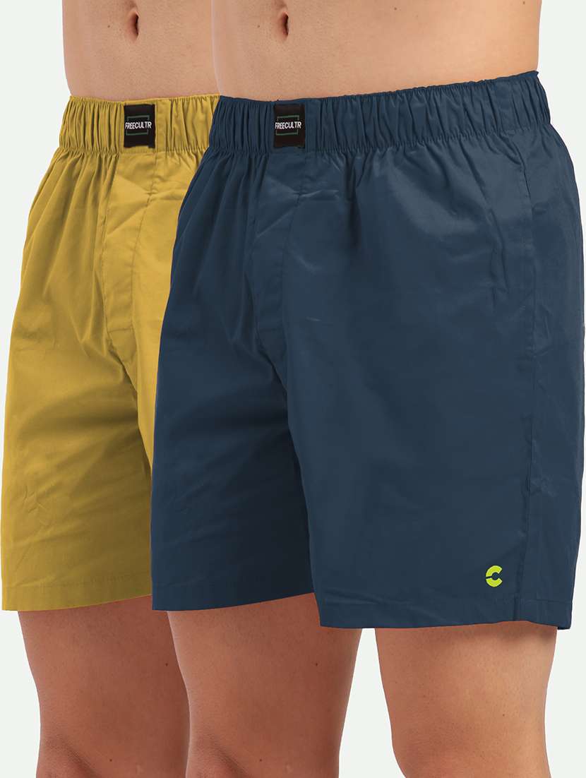 men's solid boxers combo
