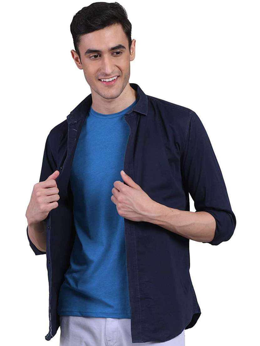 men pack of 4 solid t-shirt - 21343127 -  Standard Image - 3