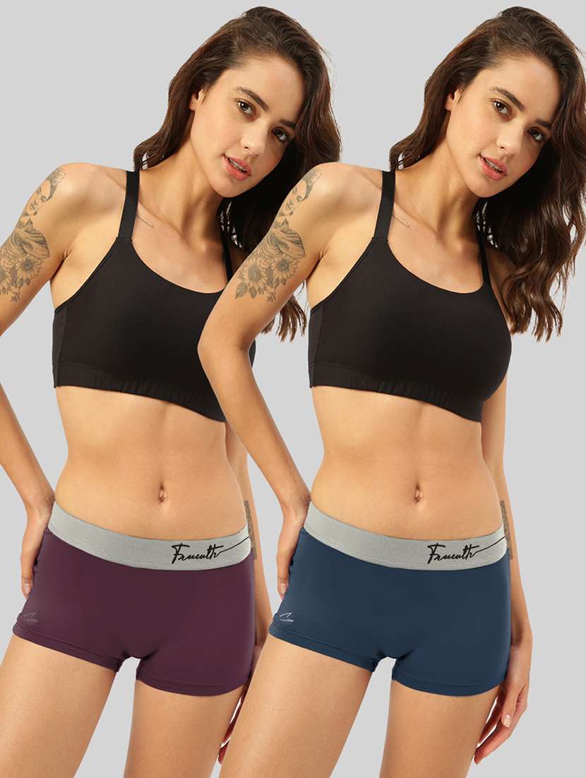 multi colored modal boy shorts panty