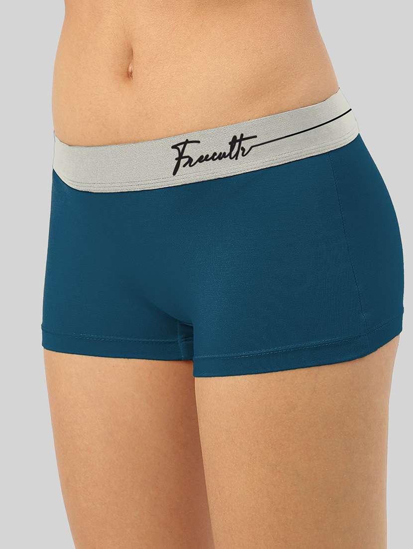 multi colored modal boy shorts panty - 21343201 -  Standard Image - 3