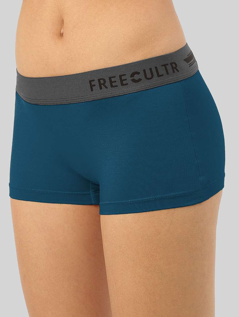 women solid boy shorts panty - 21343309 -  Standard Image - 3