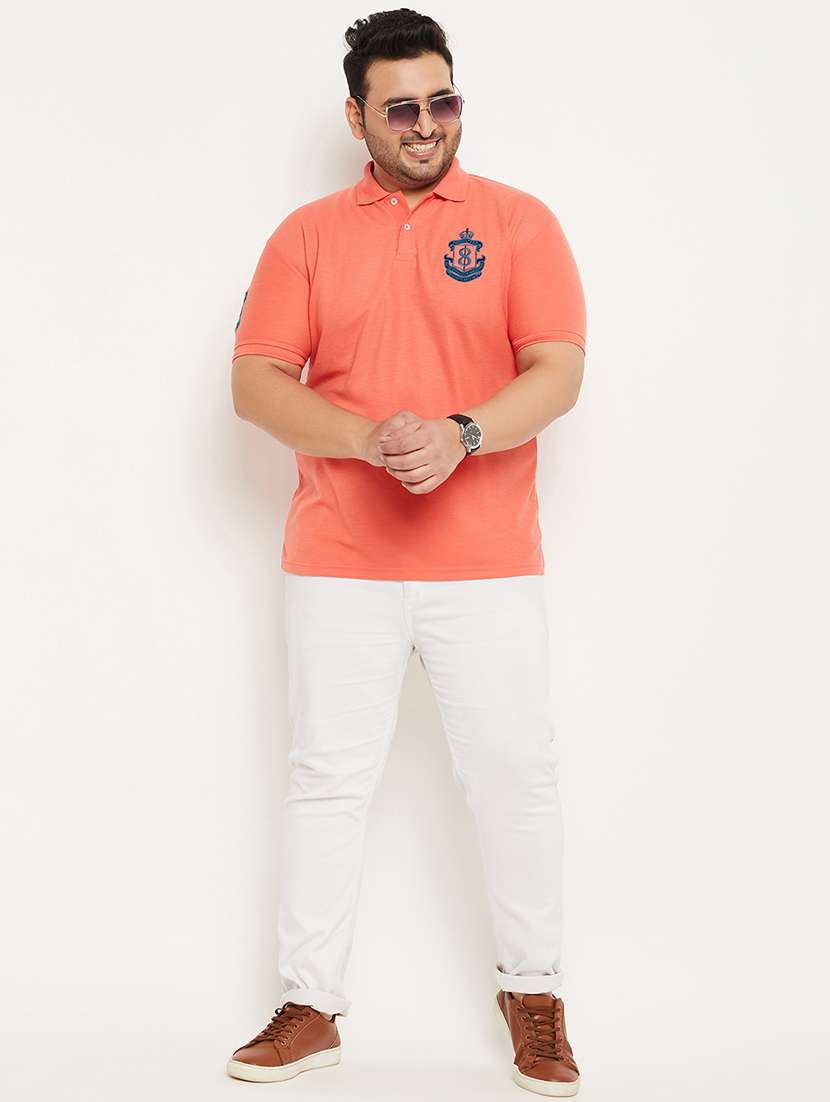men placement print polo t-shirt - 21343931 -  Standard Image - 3