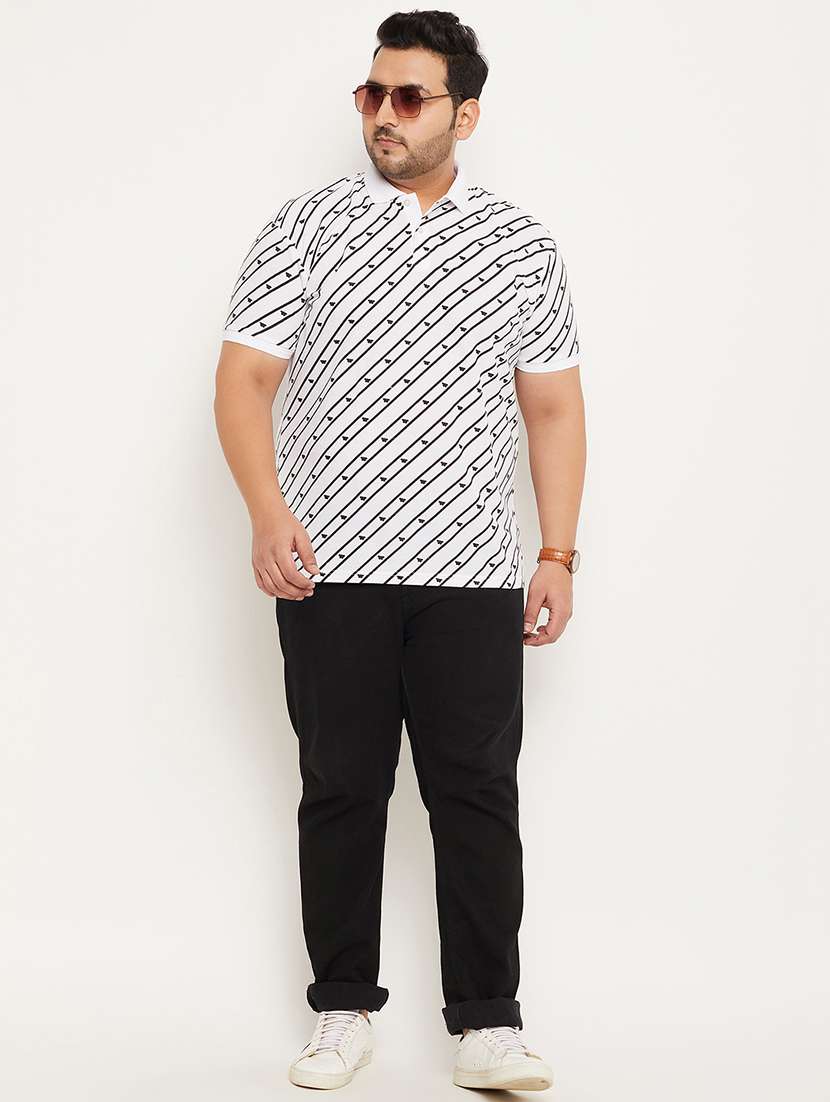 men polo neck printed t-shirt - 21343941 -  Standard Image - 3