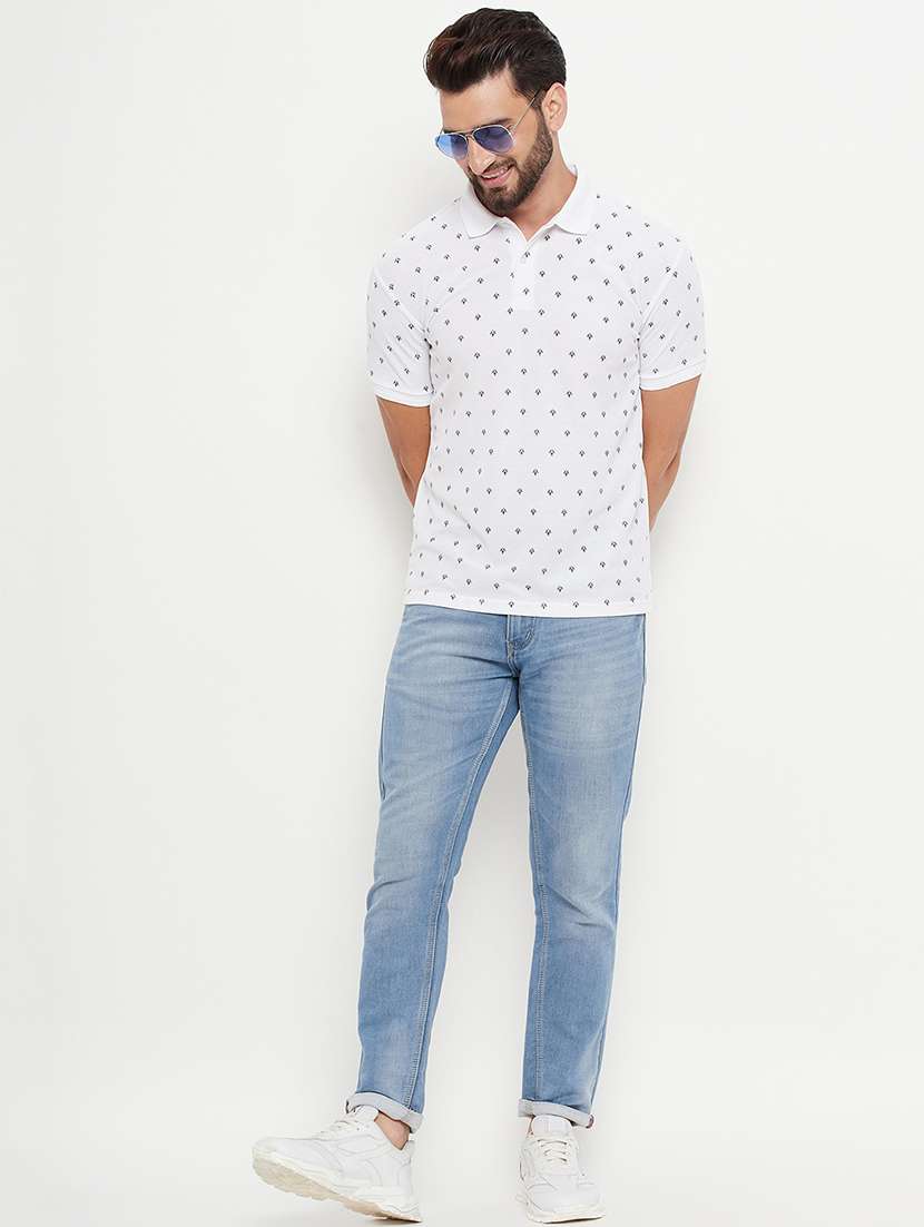 men all over print polo t-shirt - 21343973 -  Standard Image - 3