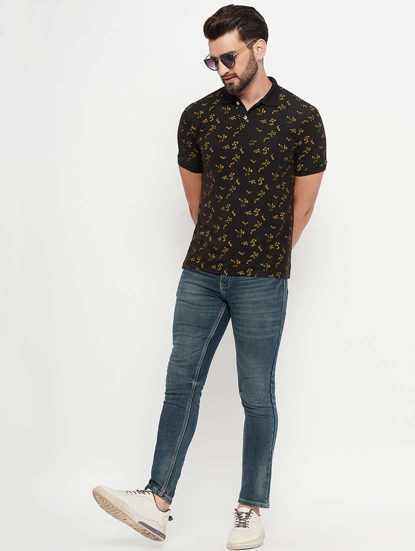 men all over print polo t-shirt - 21343979 -  Standard Image - 3
