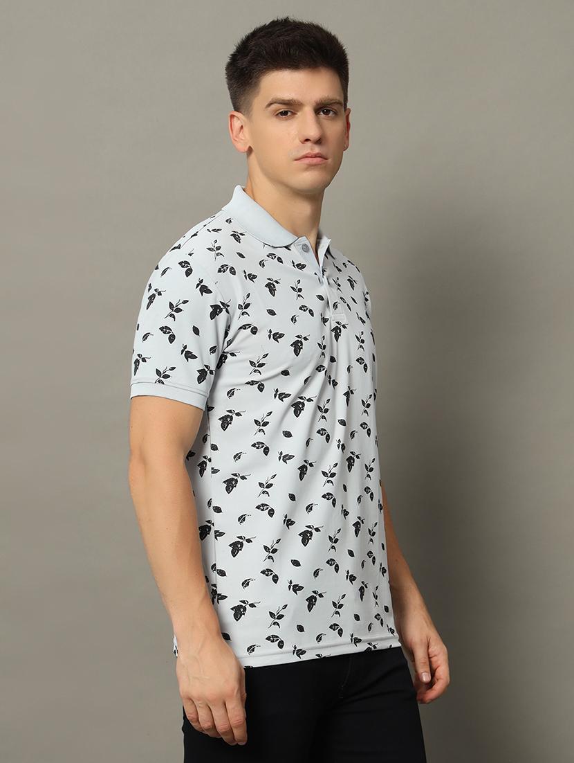 men printed polo t-shirt - 21344233 - Zoom Image - 0