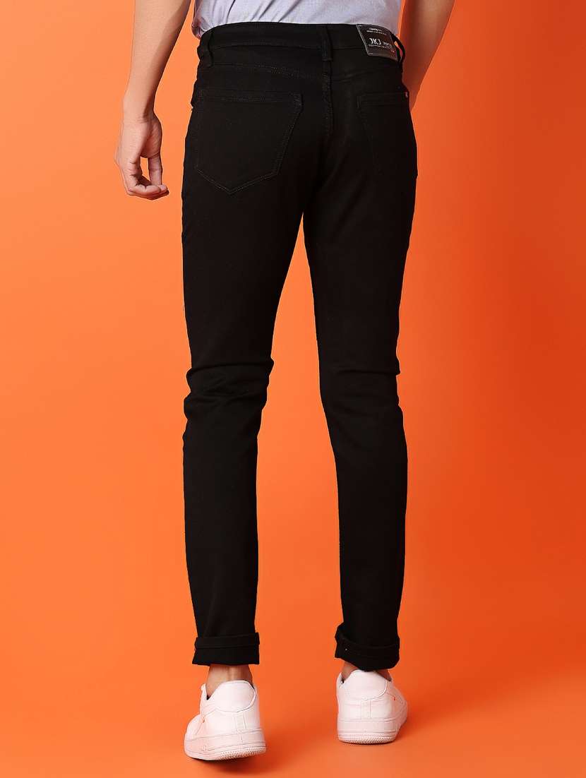 men solid mid rise slim fit jean - 21344532 - Standard Image - 3