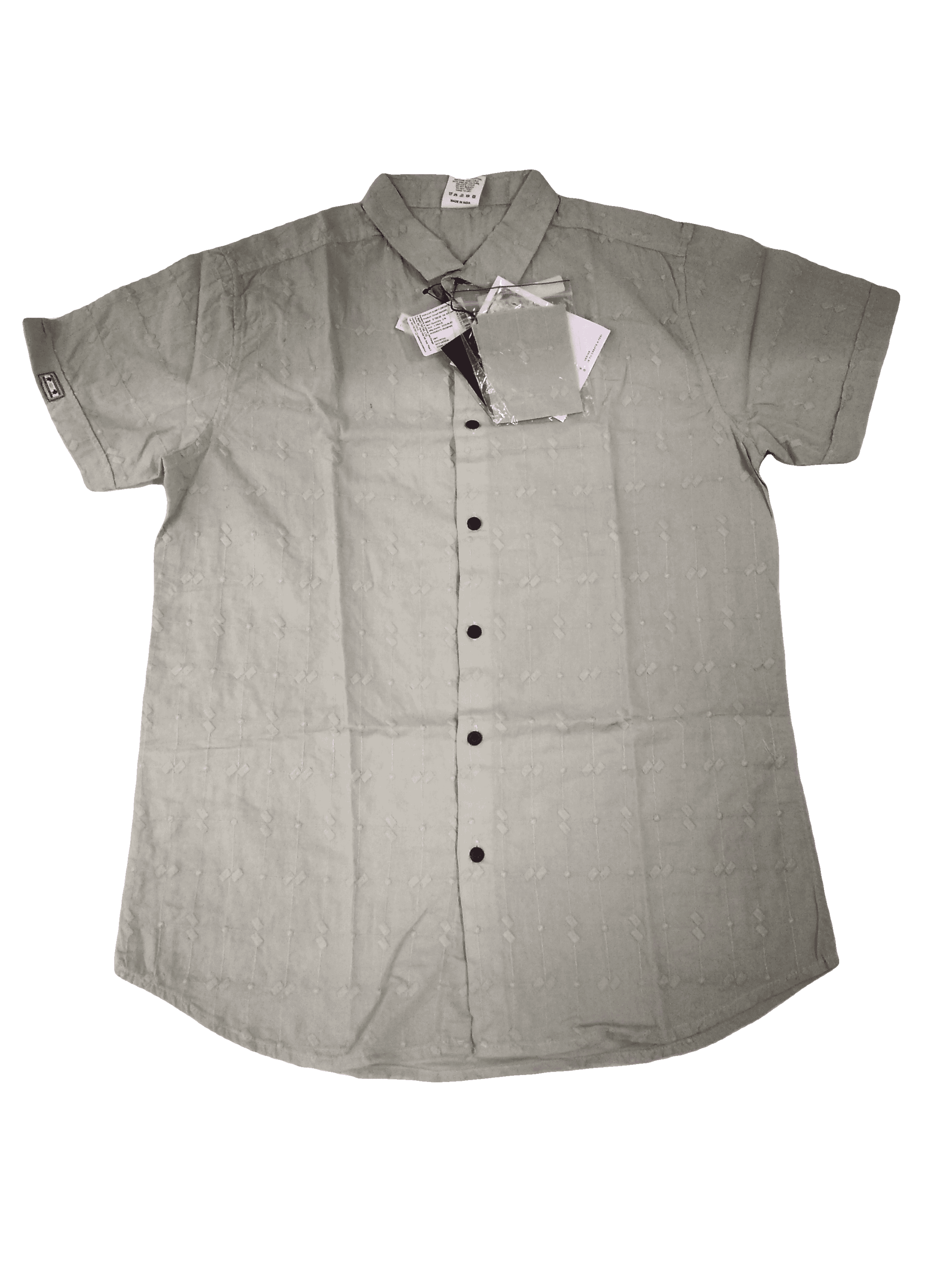 assorted dobby casual shirt - 21344558 -  Zoom Image - 0