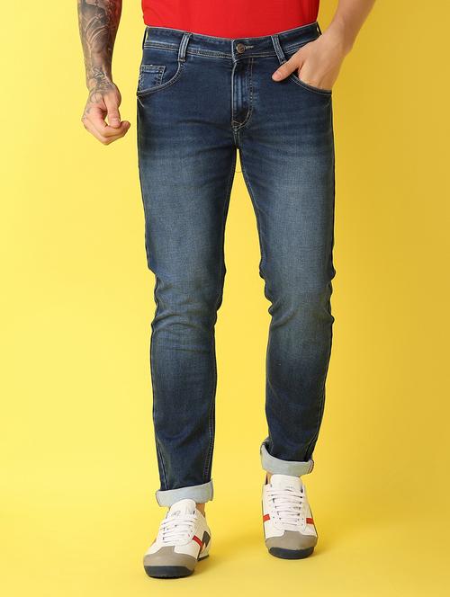 men mid rise plain jeans - 21344562 -  Standard Image - 0