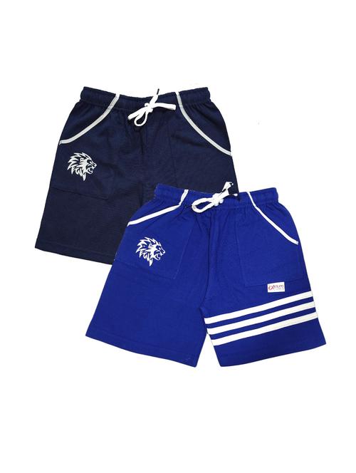 kids pack of 2 striped shorts  - 21345025 -  Standard Image - 0