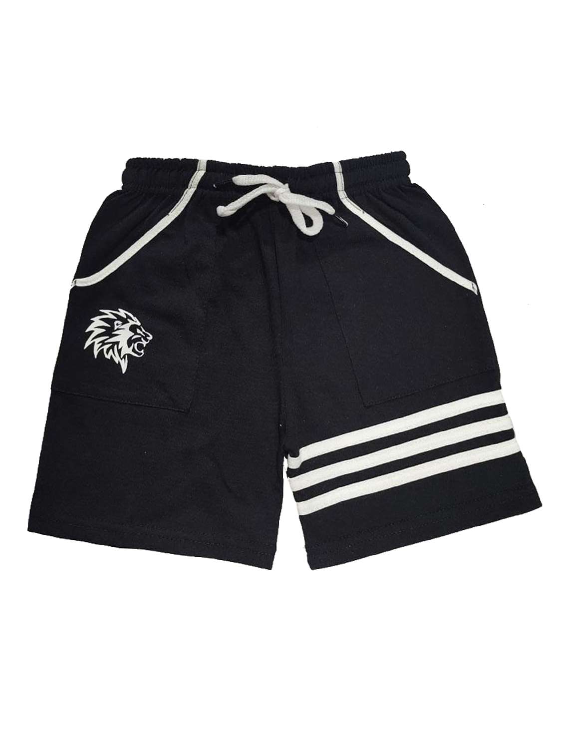kids pack of 2 striped shorts  - 21345034 -  Standard Image - 3