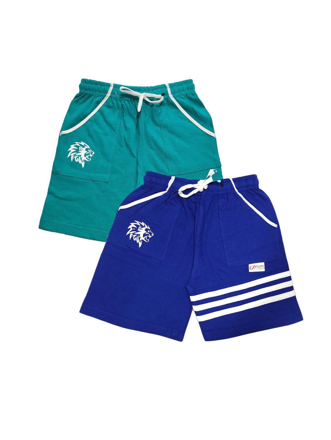 boys pack of 2 casual shorts