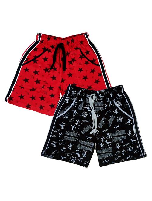 kids pack of 2 printed shorts  - 21345081 -  Standard Image - 0