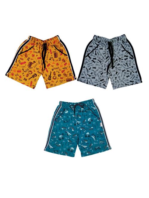 boys pack of 3 cotton shorts - 21345092 - Standard Image - 0