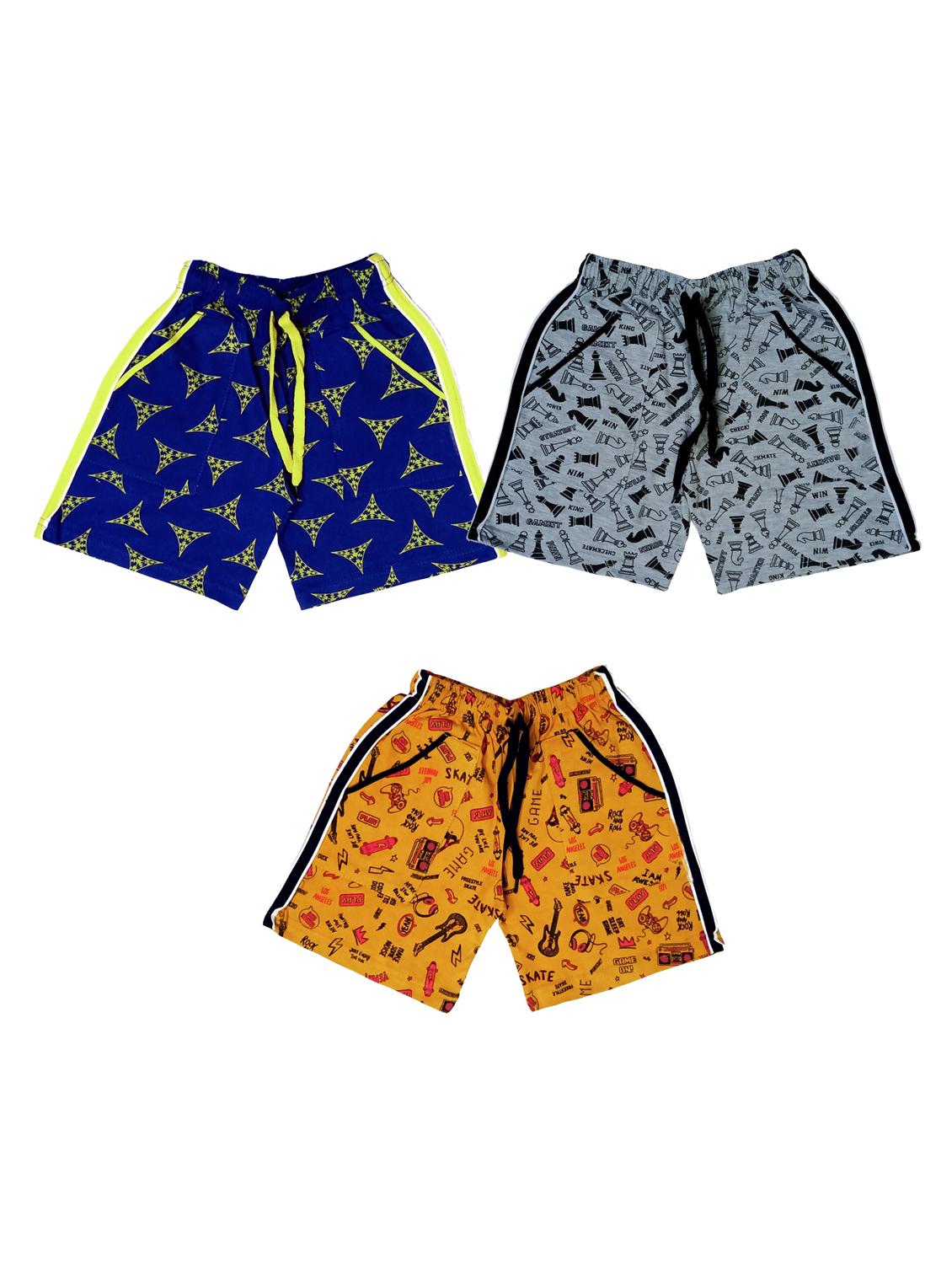 kids pack of 3 printed shorts  - 21345093 -  Zoom Image - 0
