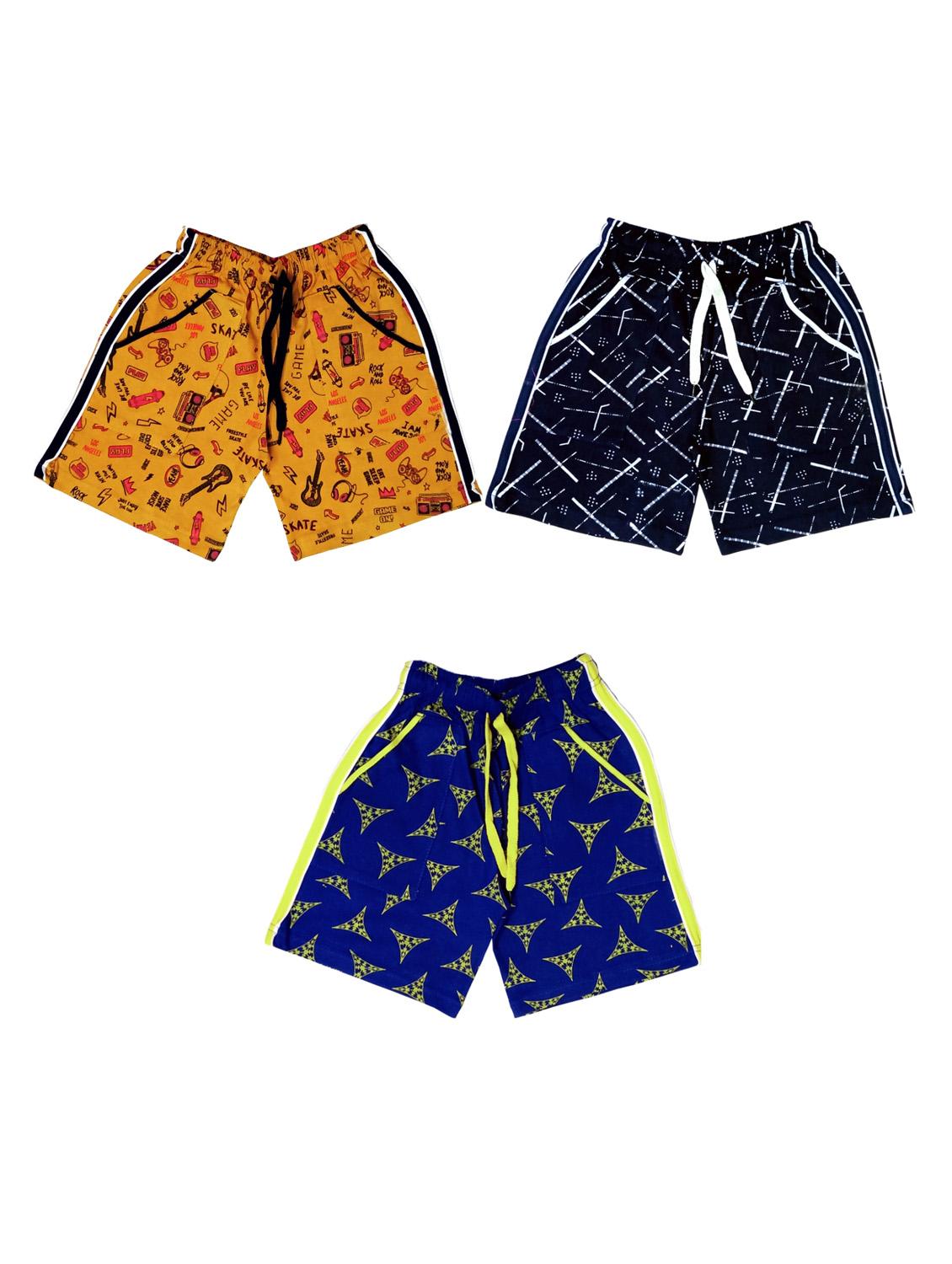 kids pack of 3 printed shorts  - 21345105 -  Zoom Image - 0
