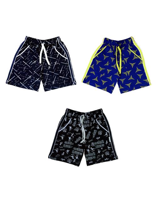 kids pack of 3 printed shorts  - 21345110 -  Standard Image - 0
