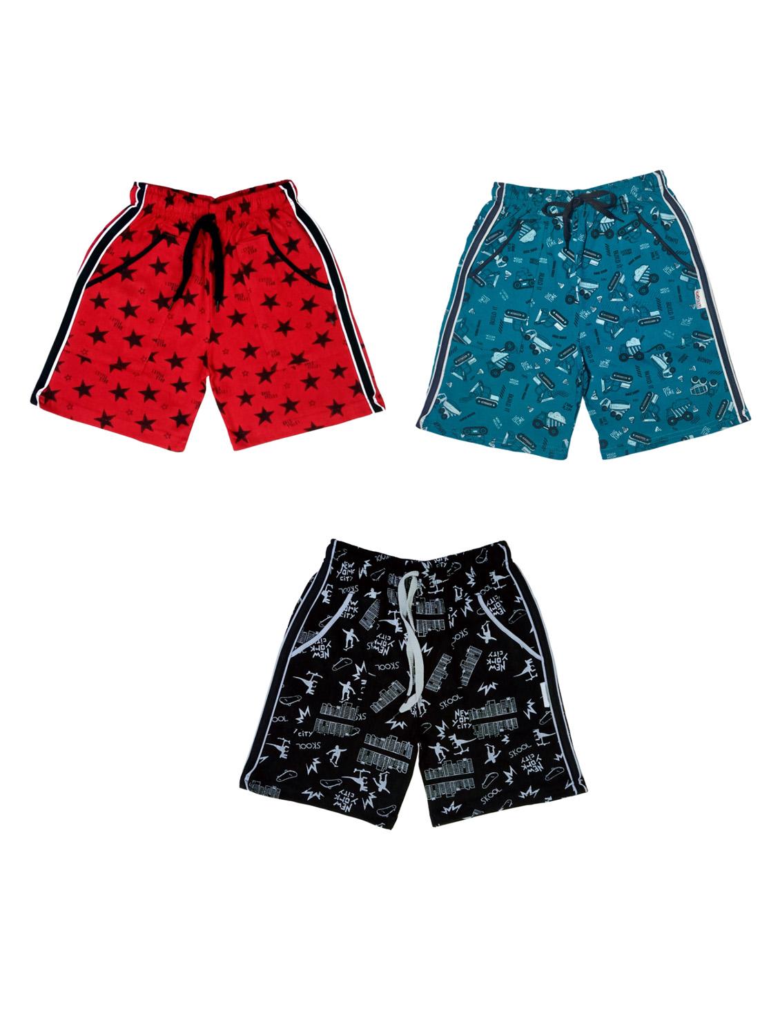 kids pack of 3 printed shorts  - 21345119 -  Zoom Image - 0
