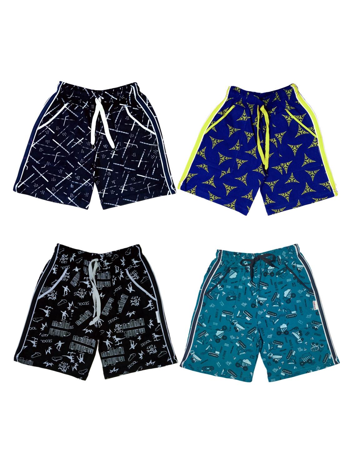 kids pack of 4 printed shorts  - 21345139 -  Zoom Image - 0
