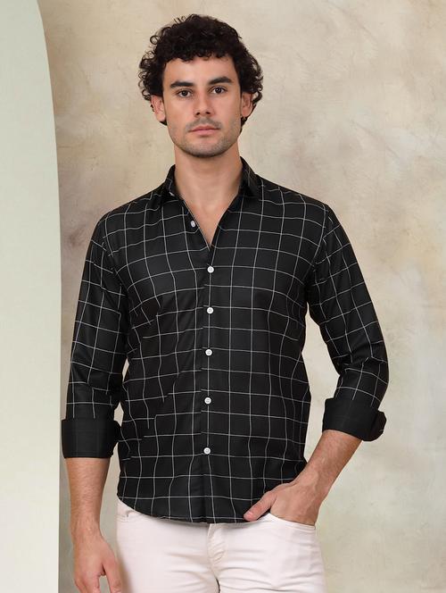 men checkered cotton casual shirt - 21345414 - Standard Image - 0