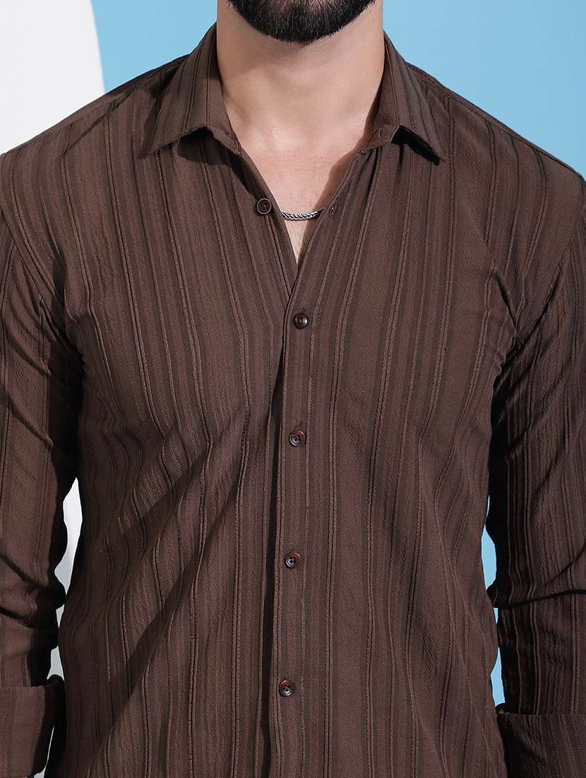 men self design casual shirt - 21345433 -  Standard Image - 5