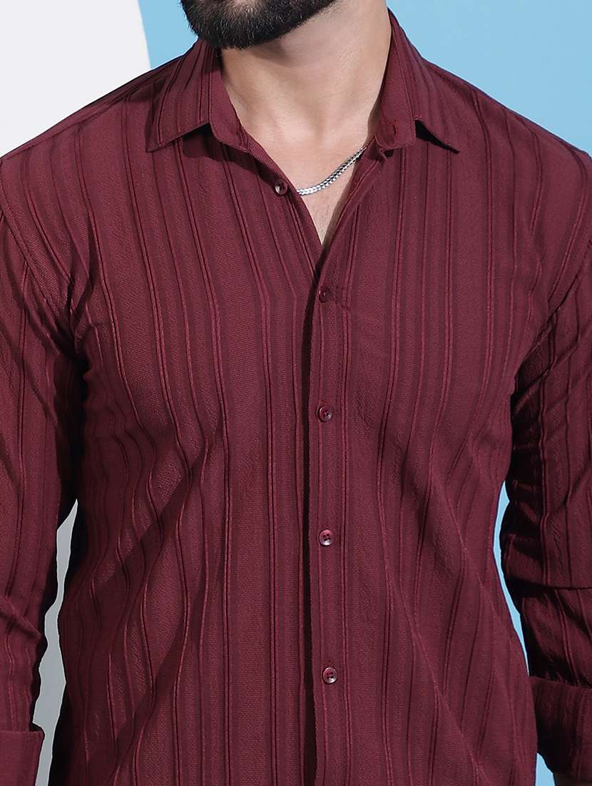 men self design casual shirt - 21345435 -  Standard Image - 5