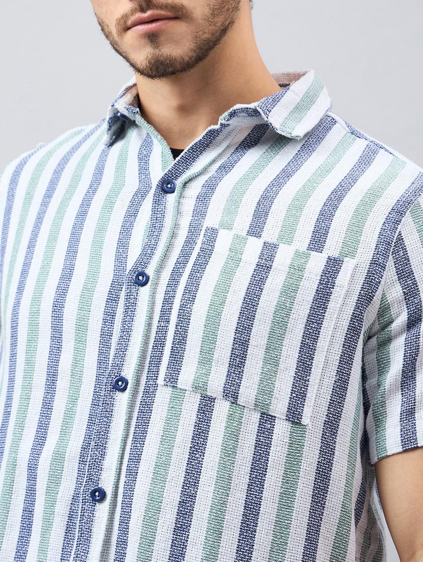 men short sleeves casual shirts - 21345564 - Standard Image - 5