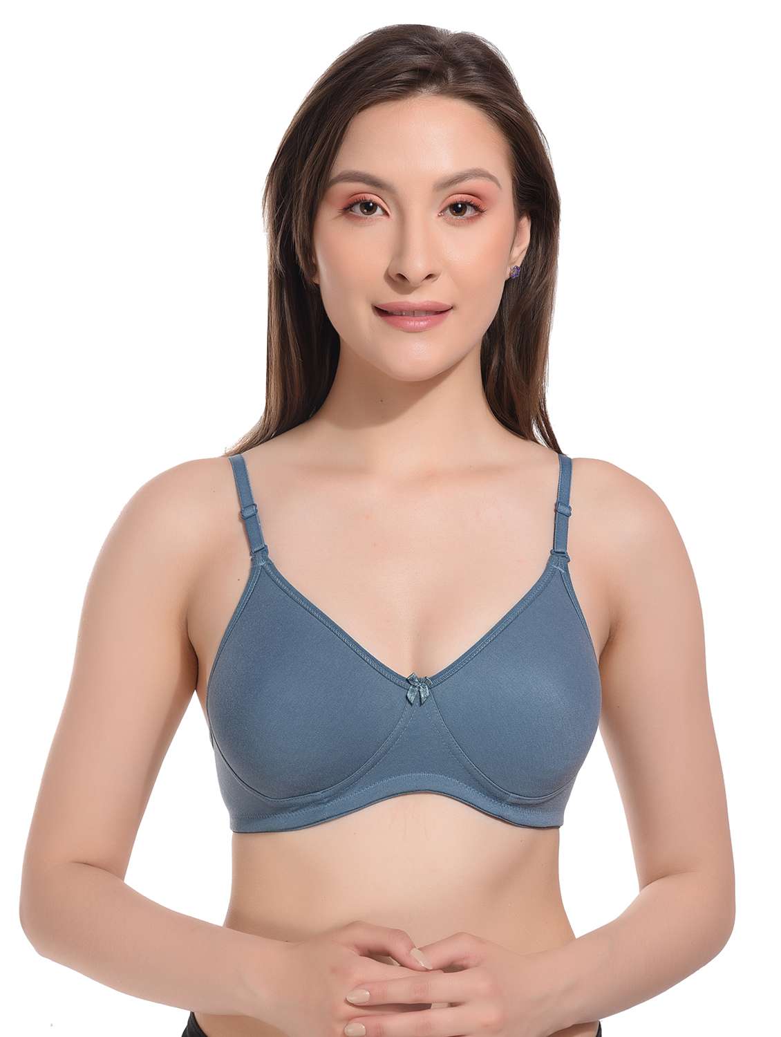 women solid lightly padded t-shirt bra