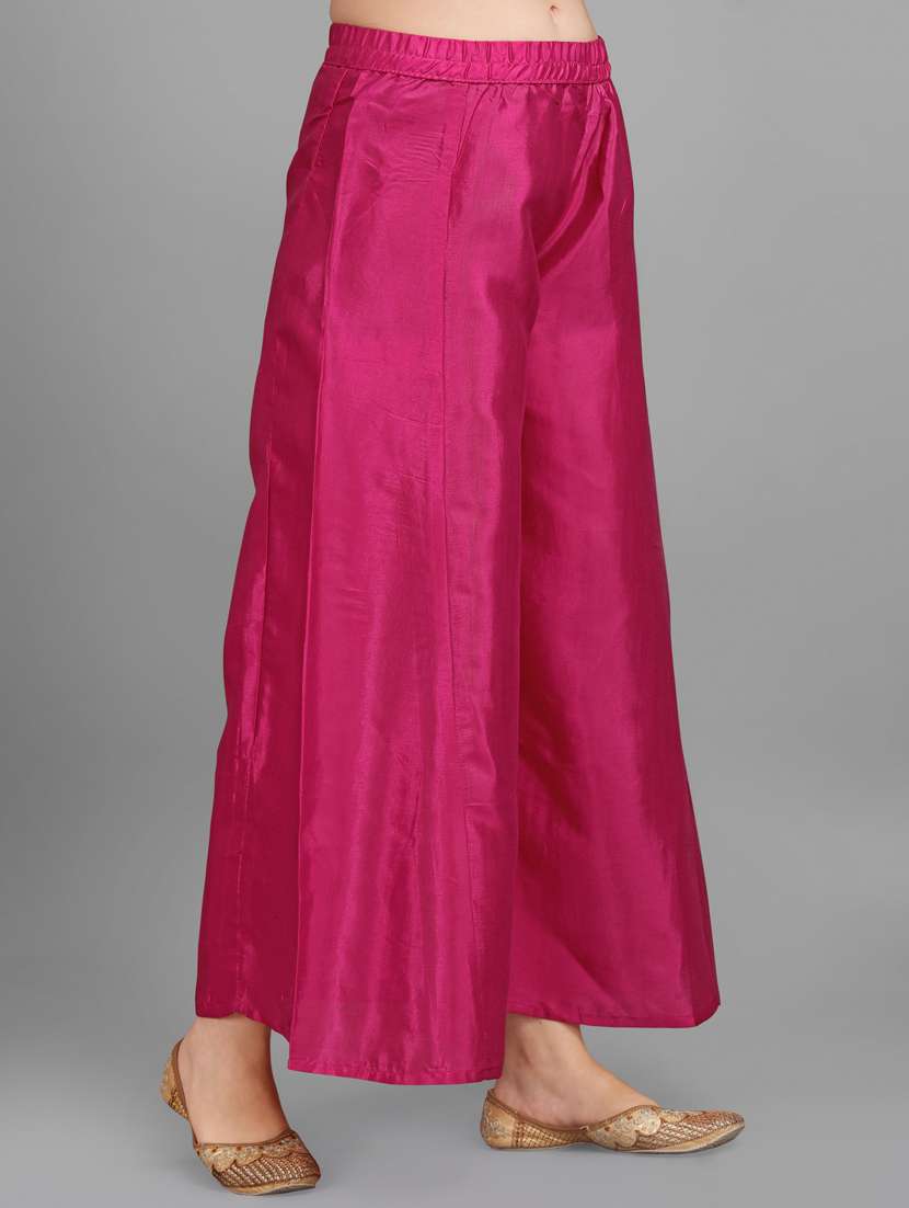 women embroidered kurta palazzo set with dupatta - 21345640 -  Standard Image - 3