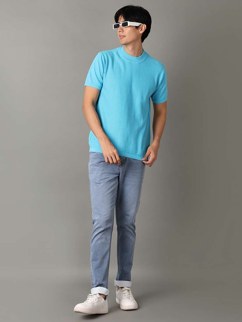 men solid short sleeves t-shirt - 21347263 -  Standard Image - 3