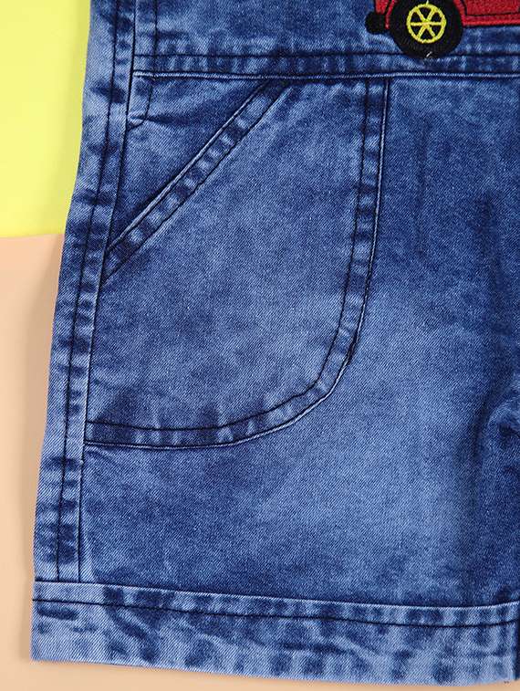 boy printed cotton dungaree twin set - 21347273 -  Standard Image - 3