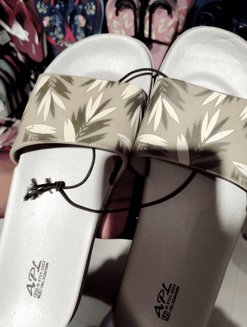 cream eva flip flops - 21347318 -  Zoom Image - 0