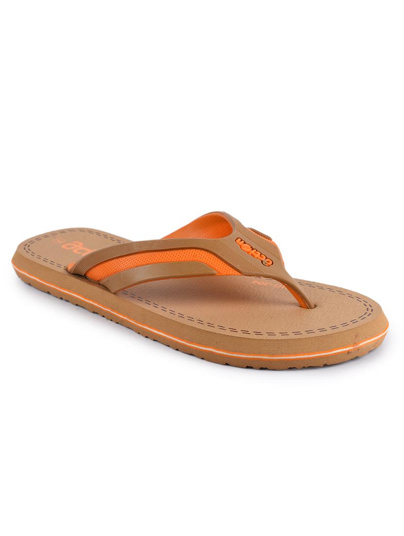 orange rubber slip on slippers - 21348279 - Zoom Image - 0