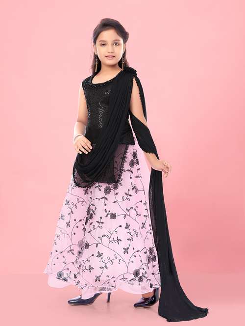 girls self-designed lehenga choli - 21348844 -  Standard Image - 0